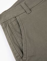 Pantaloni cargo - Amestec de bumbac - Verde inchis