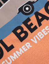 Marškinėliai - Priekinė spauda - oranzinis