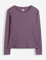 Langarmshirt - Baumwolle - Pink