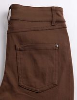 Hose - Skinny Fit - Braun