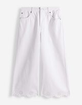 Jeans - Wide Fit - wei&szlig;