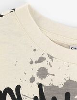 T-shirt - Oversized fit - lichtgrijs