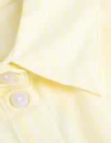 Overhemd - Strepen - lichtgeel