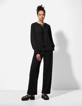 Blúz - Fodrok - fekete