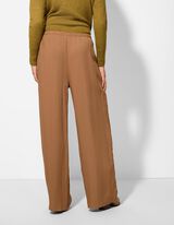 Pantaloni - Picior larg - Maro deschis