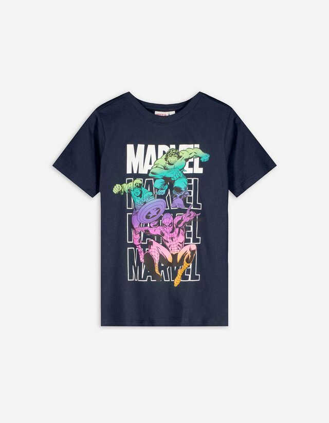 T-shirt - Marvel - donkerblauw