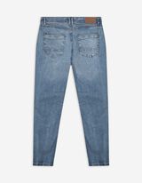 Džínsy - Straight Fit - tmavomodra