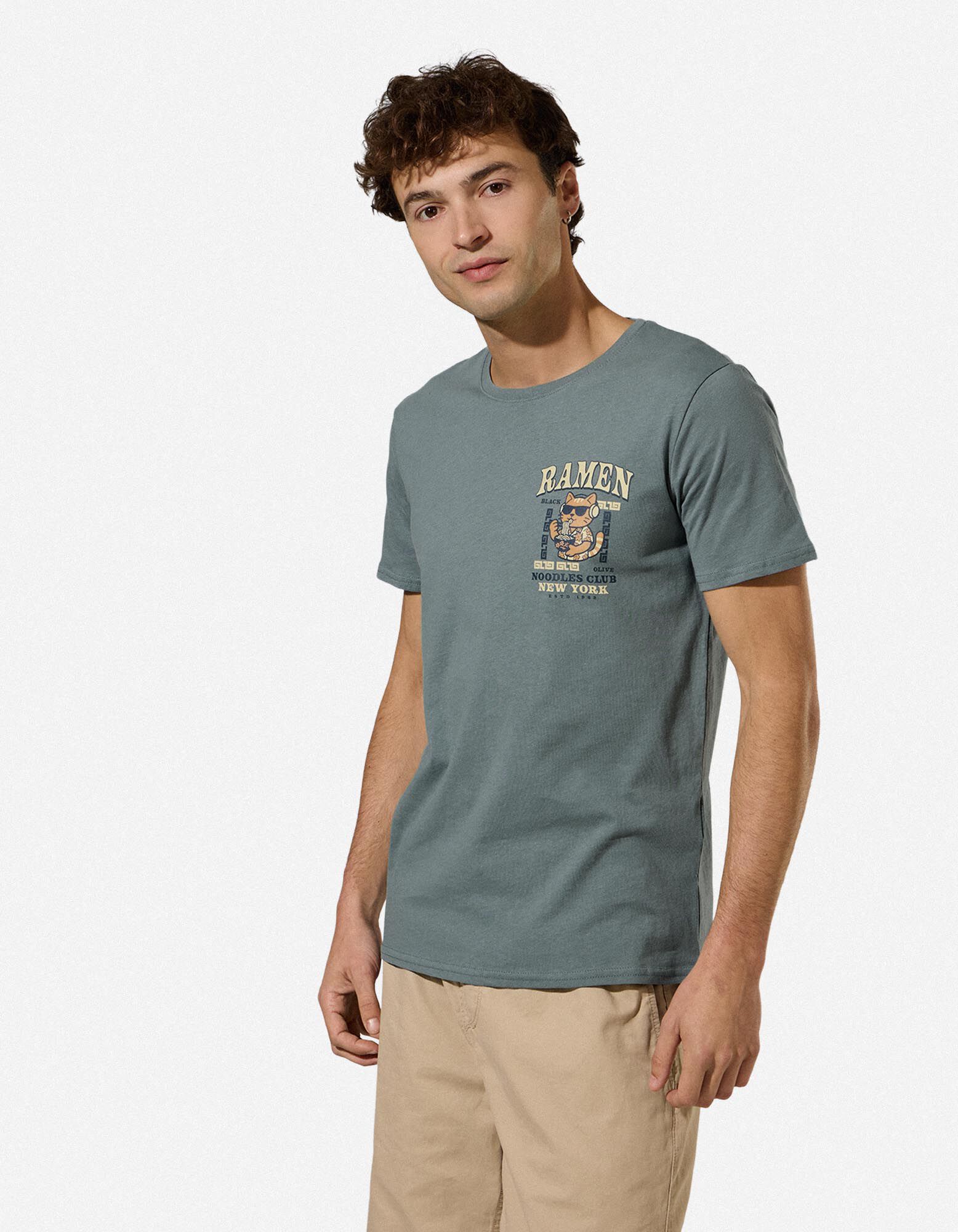 Majica kratkih rukava - Print - petrol plava