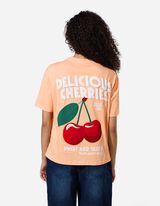 T-Shirt - Print - Orange
