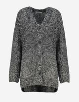 Lang vest - Oversized fit - zwart