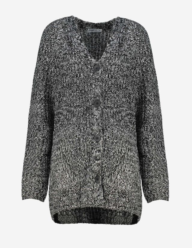 Lang vest - Oversized fit - zwart