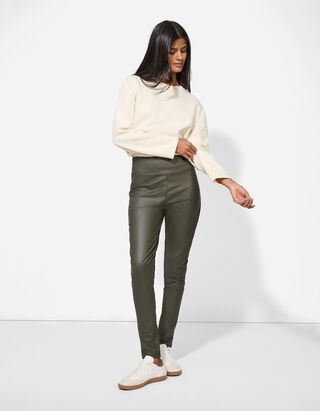 Leggings - Thermoeffekt - dunkelgrün