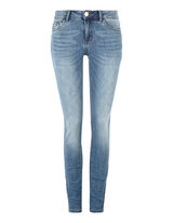 Damen Stone Washed Skinny Fit Jeans