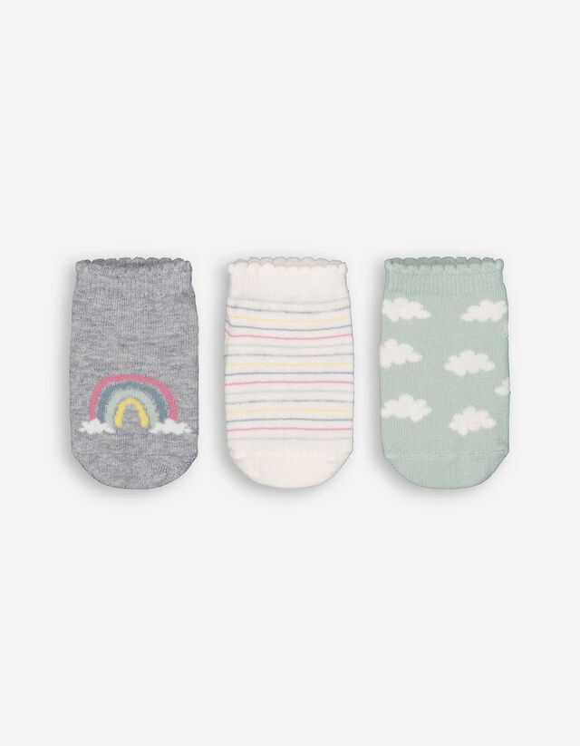 Sneakersocken - 3er-Pack