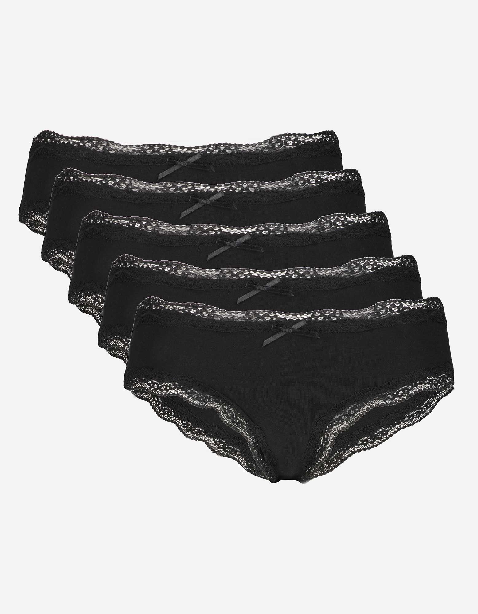 Brazilian - Set van 5 - zwart