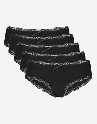 Brazilian - Set van 5 - zwart