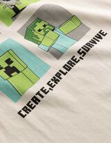 Shirt - Minecraft - wit