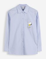 Bluse - Snoopy - hellblau