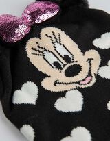 Muts met pompon - Minnie Mouse - zwart