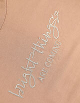 T-s&auml;rk - lisatud tikand - beezh