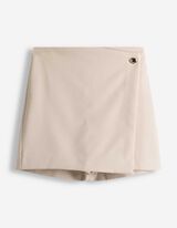 Skort - einfarbig - wei&szlig;