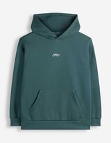 Hoodie - Oversized Fit - Dunkelgr&uuml;n
