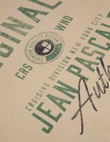 Tričko - Predná potlač - bezova