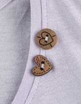 Top - Spadlá ramena - tm. lila