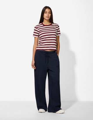 Kalhoty - Jednobarevn&eacute; - tmave modra