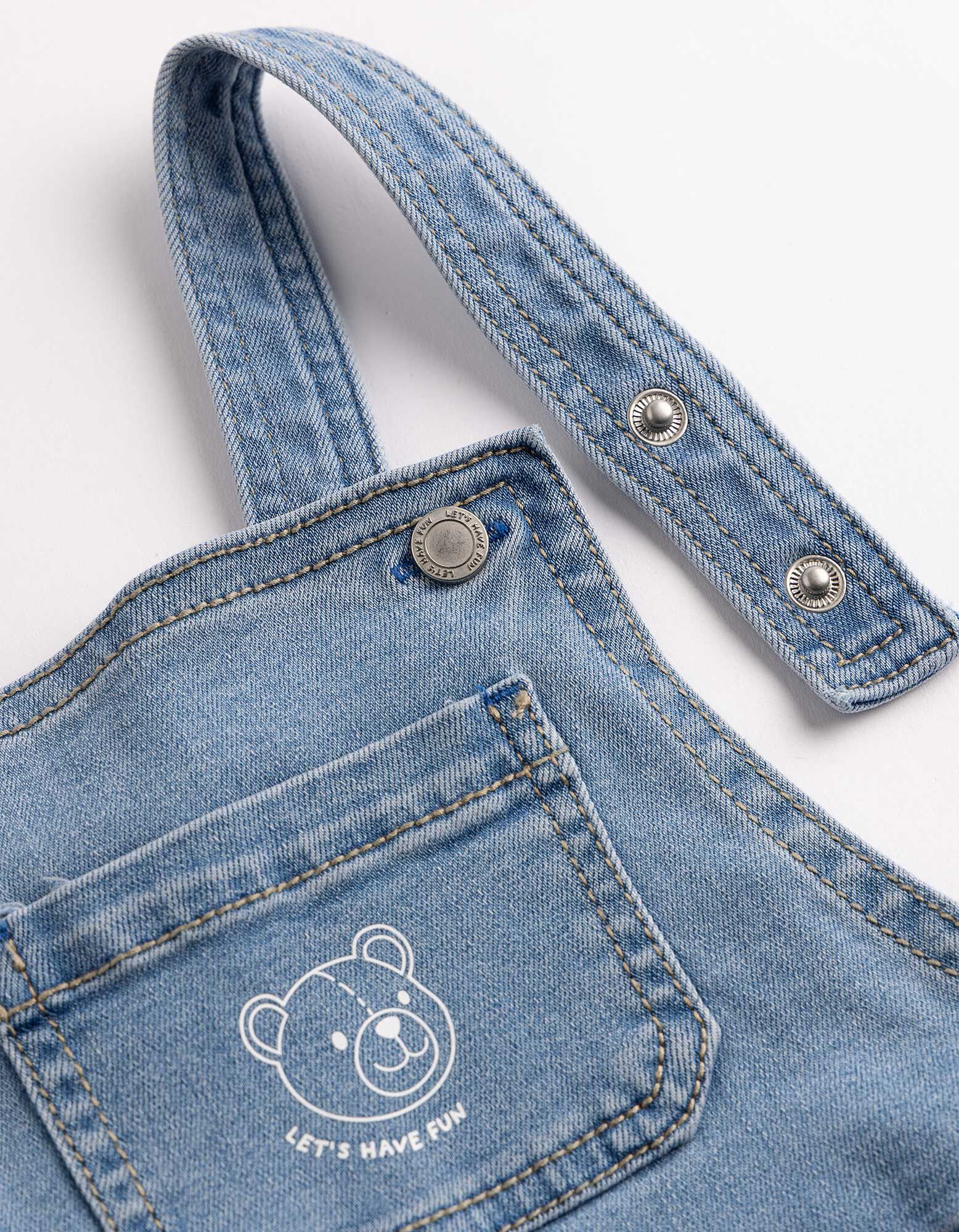 Kalhoty s laclem - světle modr&yacute; denim - Světle modr&aacute;