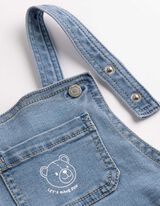 Kalhoty s laclem - světle modr&yacute; denim - Světle modr&aacute;