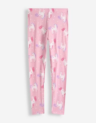 Leggings - Allover-Print - rosa