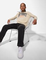 Hosszú ujjú felső - Elülső nyomtatás - bézs