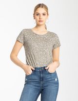 Majica kratkih rukava - Šareni print - tamno-zelena