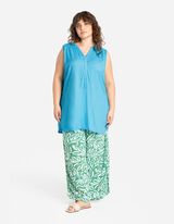 Ingblúz - LENZING™ ECOVERO™ - türkiz