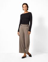 Cropped Shirt - Cropped - Schwarz