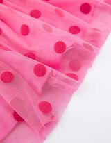 sukienka - odwracane cekiny - rozowy