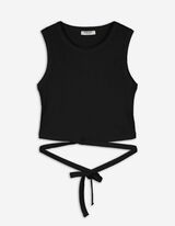 Top - Curea talie - Negru
