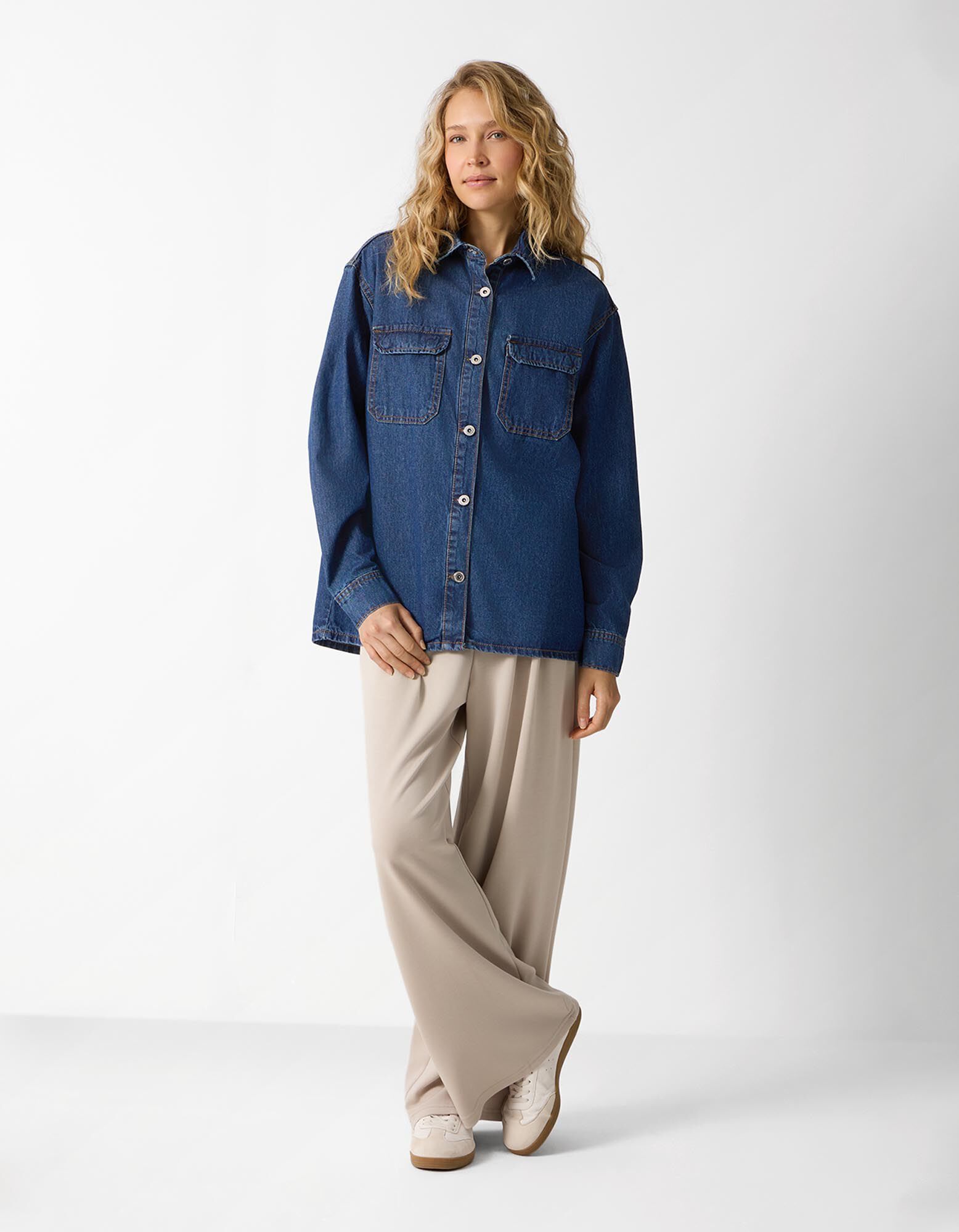 Jeanshemd - dark blue denim - blau