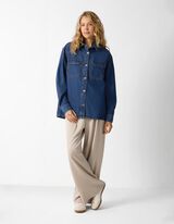 Jeanshemd - dark blue denim - blau