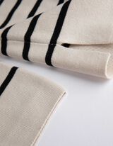 Strickpullover - Viskose-Mix - weiß