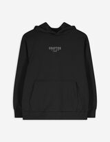 Bluză cu glugă - Oversized Fit - Negru