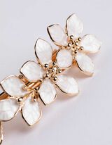 &scaron;nala za kosu - Floralni print - zlato