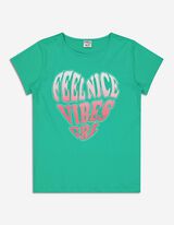 Mädchen T-Shirt - Messageprint