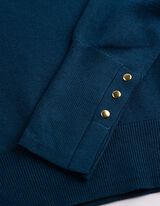 Strickpullover - blau