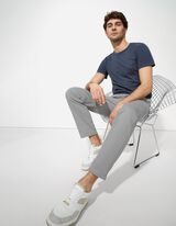 Cargohose - Gürtelschlaufen - grau