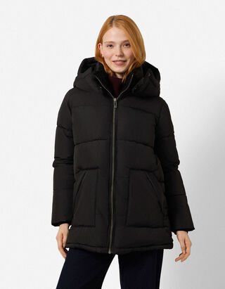 Outdoor jack - Materiaalmix - Zwart