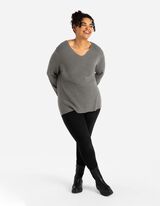 Strickpullover - Viskose-Mix