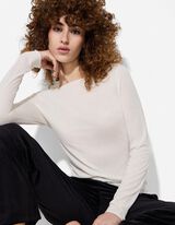 Unterhemd - Viskose-Mix - wei&szlig;