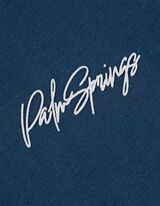 Tričko - Potlač - tmavomodra